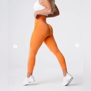 NVGTN Orange Contour Leggings